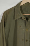 Real U.S. Marine Corps USMC P-44 HBT Utility Jacket, soiled, used.