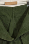 1960s lot OG-107 baker pants, cargo pocket modification, ex-special forces personnel, used, A