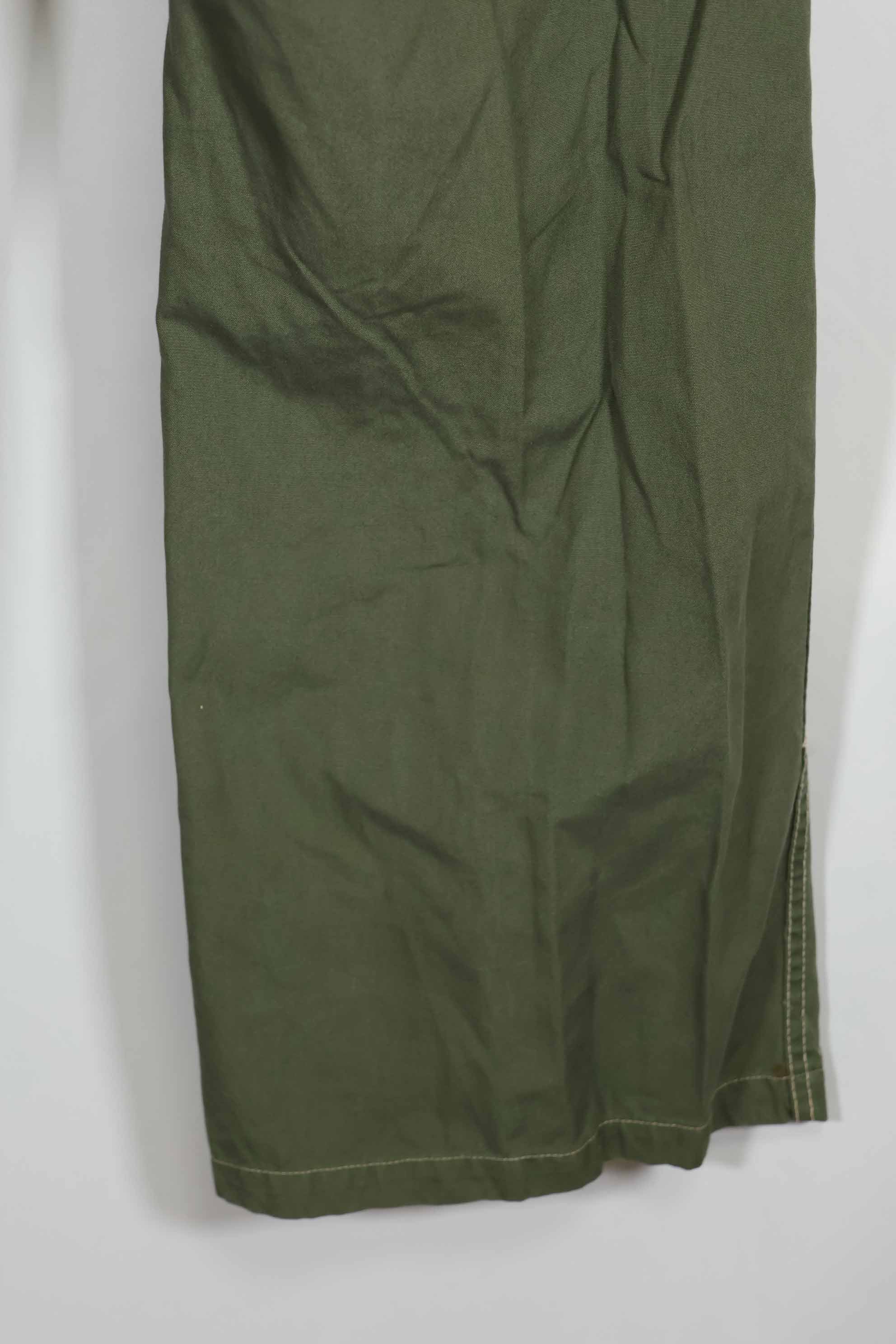 Mid-1960s Japanese locally made 2nd Model Jungle Fatigue pants, used.