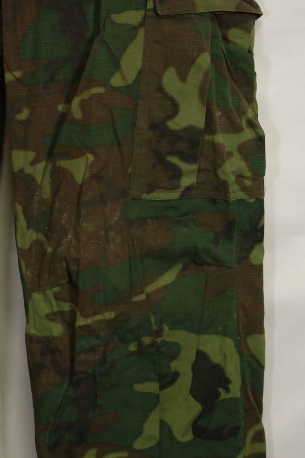 1968 Contract Ripstop ERDL Camouflage Jungle Fatigue Pants M-R Good Condition Used