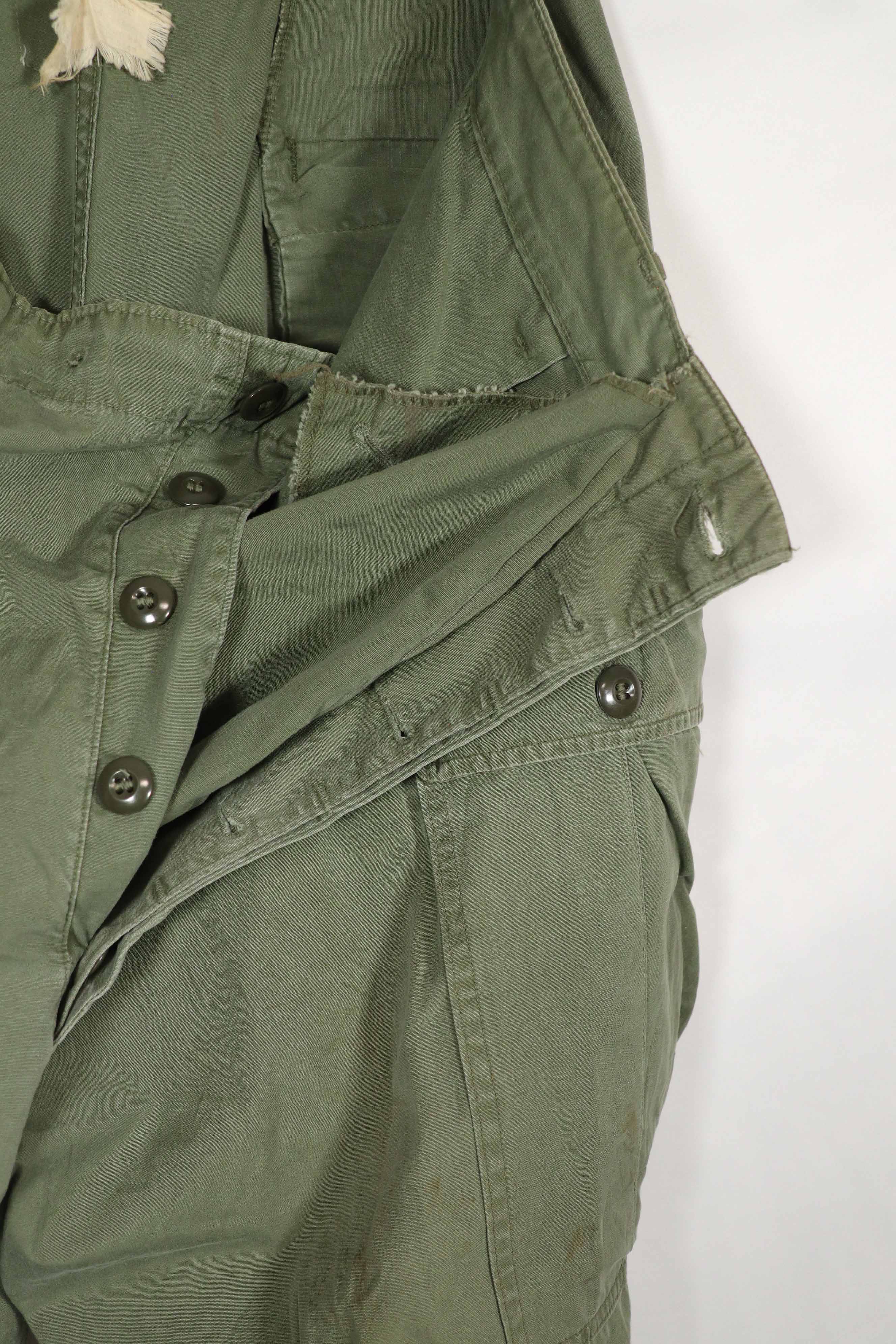 Real 1963 1st Model Jungle Fatigue Pants L-R Used