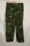 1968 Contract Ripstop ERDL Camouflage Jungle Fatigue Pants M-R Good Condition Used