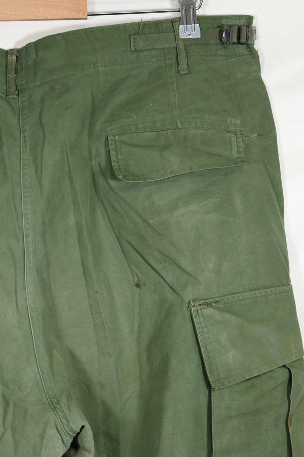 Mid-1960s 3rd Model Non-Ripstop Jungle Fatigue Pants L-L Used