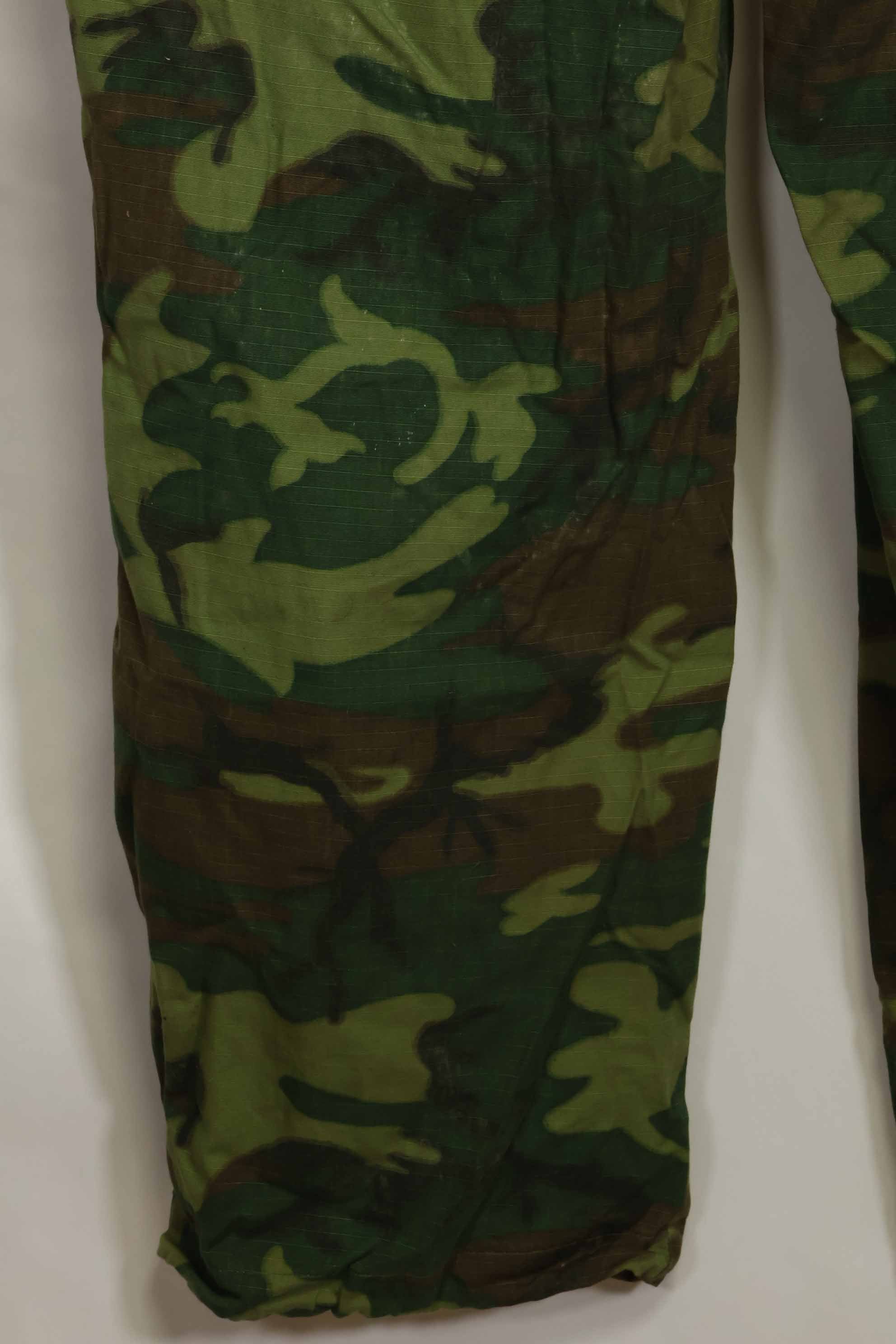 1968 Contract Ripstop ERDL Camouflage Jungle Fatigue Pants M-R Good Condition Used
