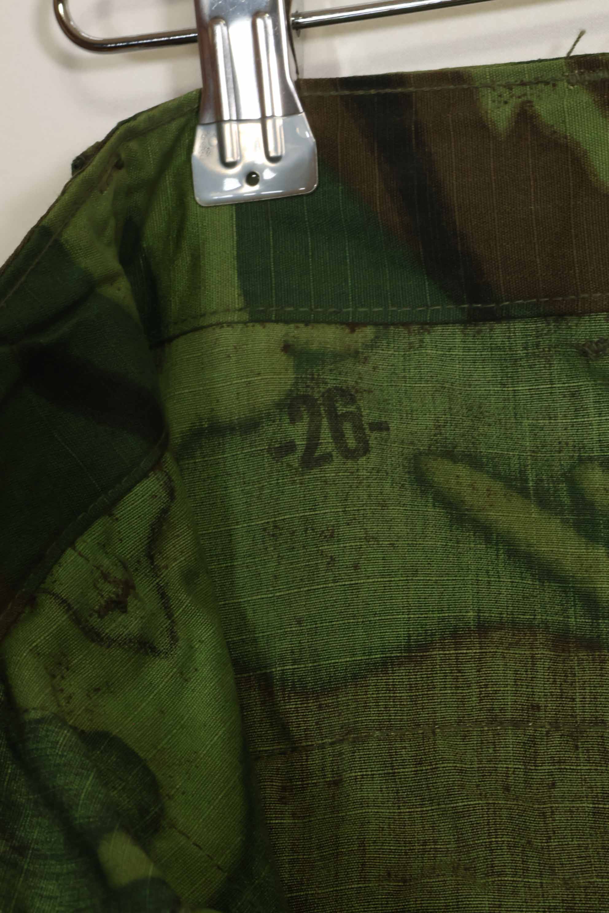 1968 Contract Ripstop ERDL Camouflage Jungle Fatigue Pants S-S Good Condition Used