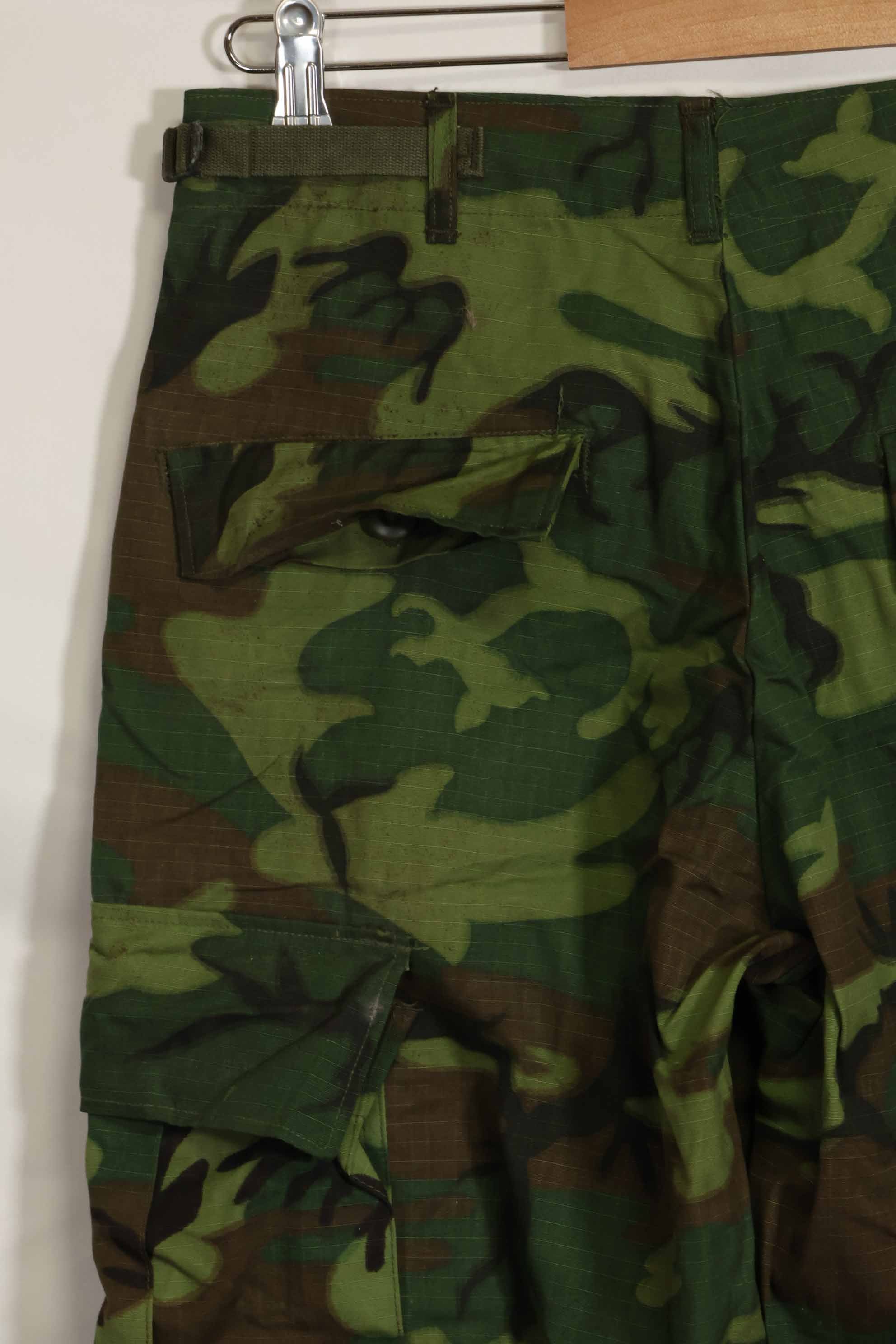 1968 Contract Ripstop ERDL Camouflage Jungle Fatigue Pants S-S Good Condition Used