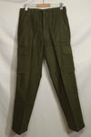 1960s lot OG-107 baker pants, cargo pocket modification, ex-special forces personnel, used, E