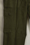 1960s lot OG-107 baker pants, cargo pocket modification, ex-special forces personnel, used, E