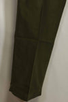 1960s lot OG-107 baker pants, cargo pocket modification, ex-special forces personnel, used, E
