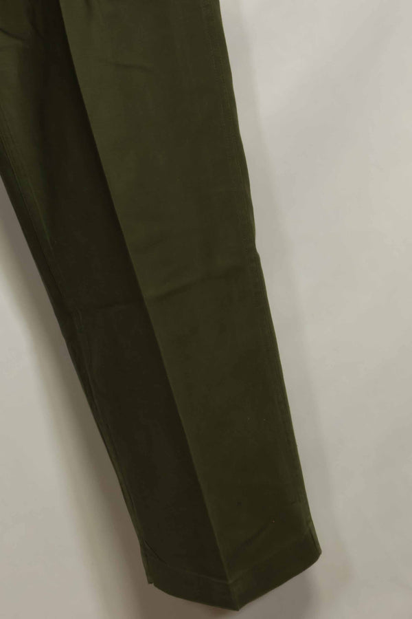 1960s lot OG-107 baker pants, cargo pocket modification, ex-special forces personnel, used, E