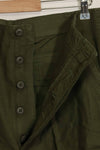 1960s lot OG-107 baker pants, cargo pocket modification, ex-special forces personnel, used, E