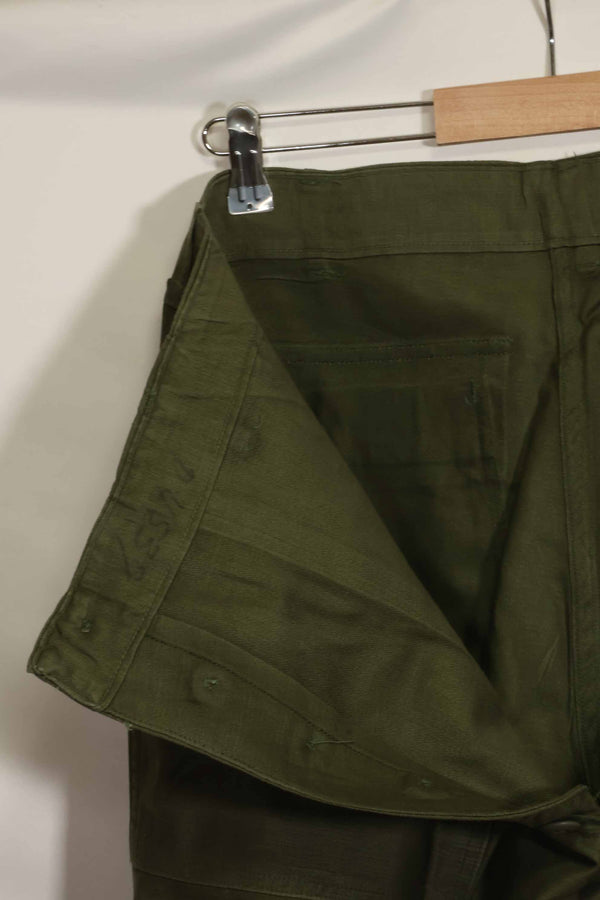 1960s lot OG-107 baker pants, cargo pocket modification, ex-special forces personnel, used, E