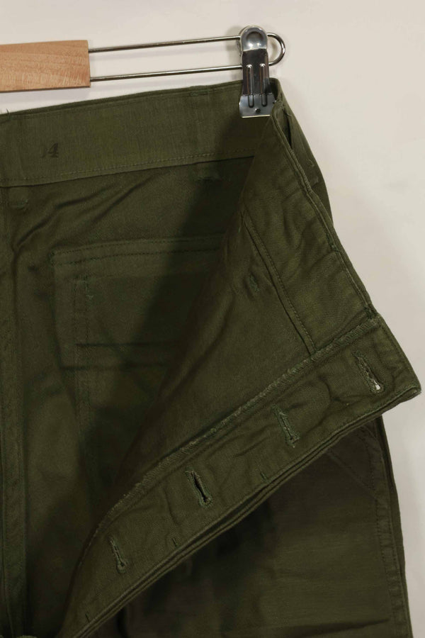 1960s lot OG-107 baker pants, cargo pocket modification, ex-special forces personnel, used, E