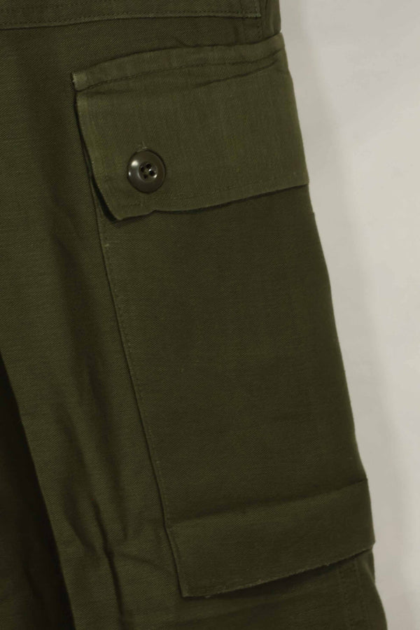 1960s lot OG-107 baker pants, cargo pocket modification, ex-special forces personnel, used, E