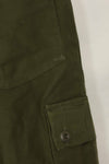 1960s lot OG-107 baker pants, cargo pocket modification, ex-special forces personnel, used, E