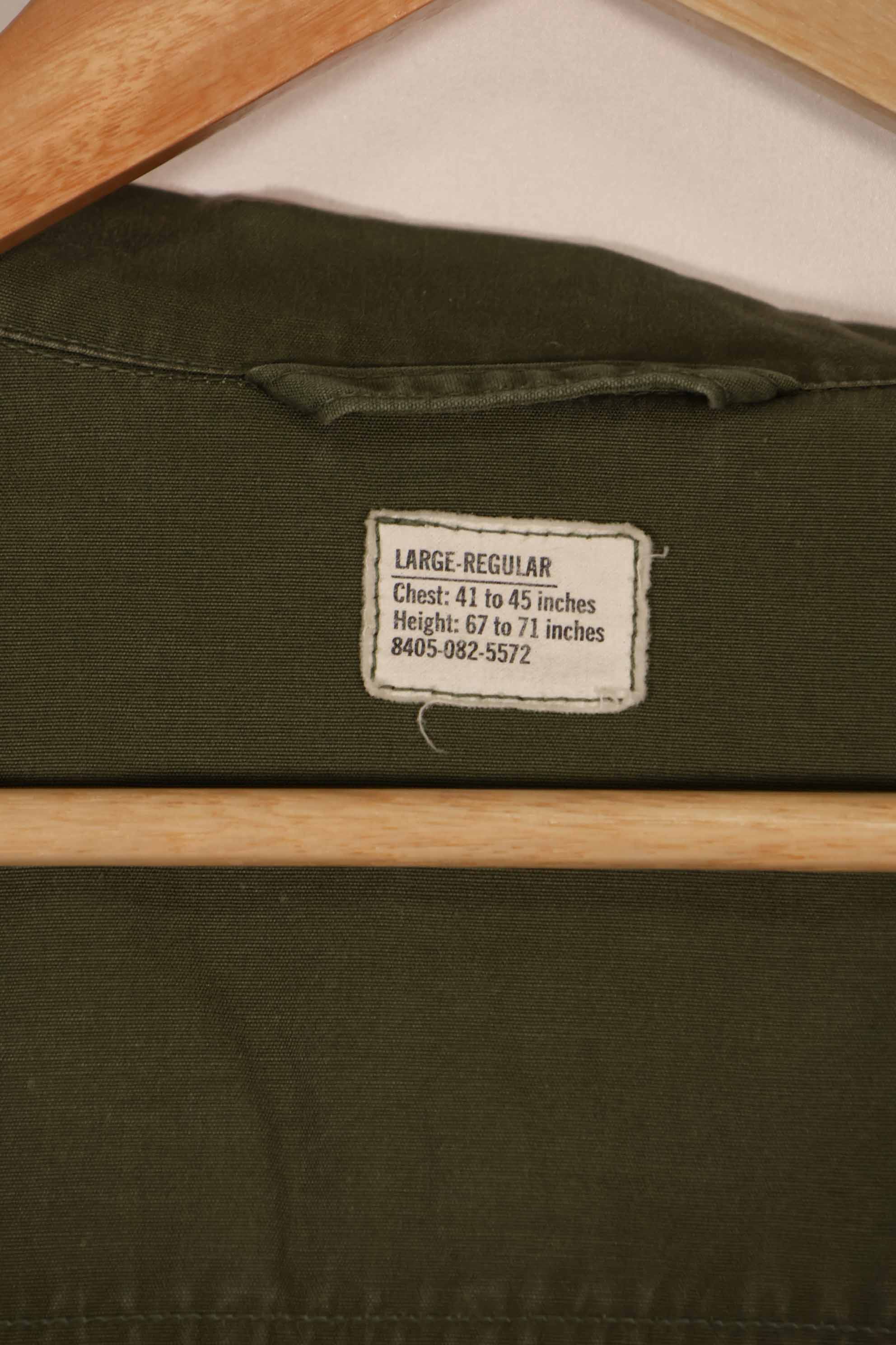 Real 1966-1967 3rd Model Jungle Fatigue Jacket L-R Used