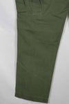 Mid 1960's 2nd Model Jungle Fatigue Pants Used Used S-L with strong signs of use