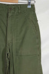 1960s Poplin fabric OG-107 utility pants, baker pants, used A