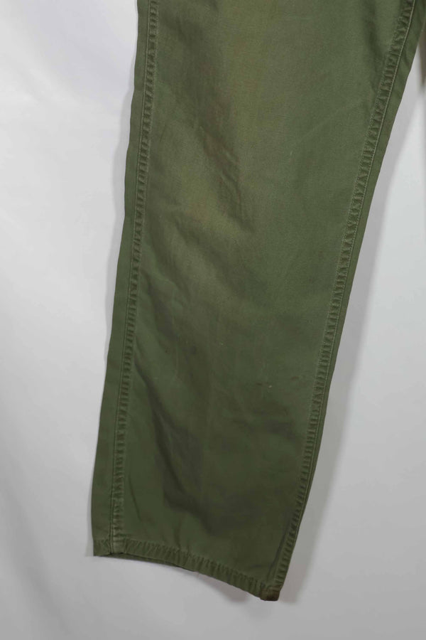 1960s Poplin fabric OG-107 utility pants, baker pants, used A