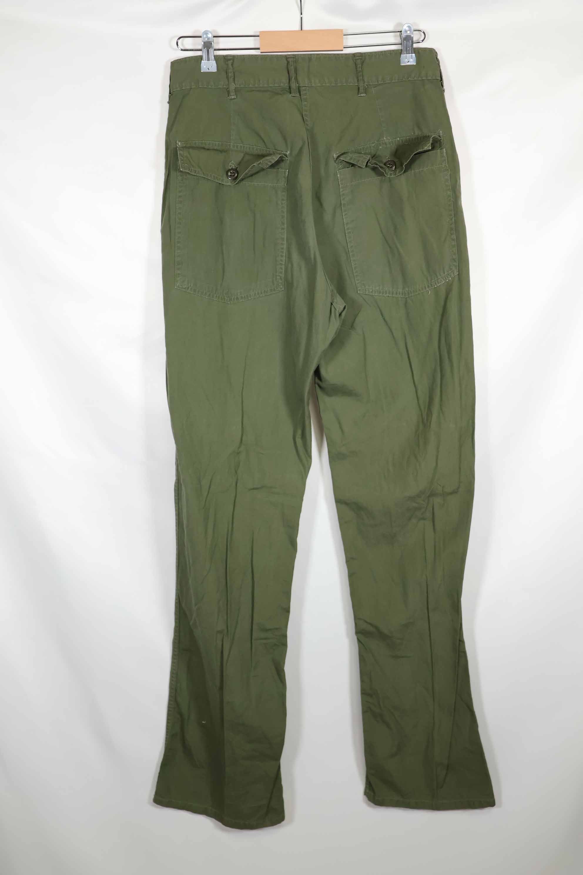 1960s Poplin fabric OG-107 utility pants, baker pants, used C