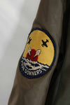 1988 US Navy CWU-45P USS HANCOCK CVA 19 VP-69 XL size flight jacket used