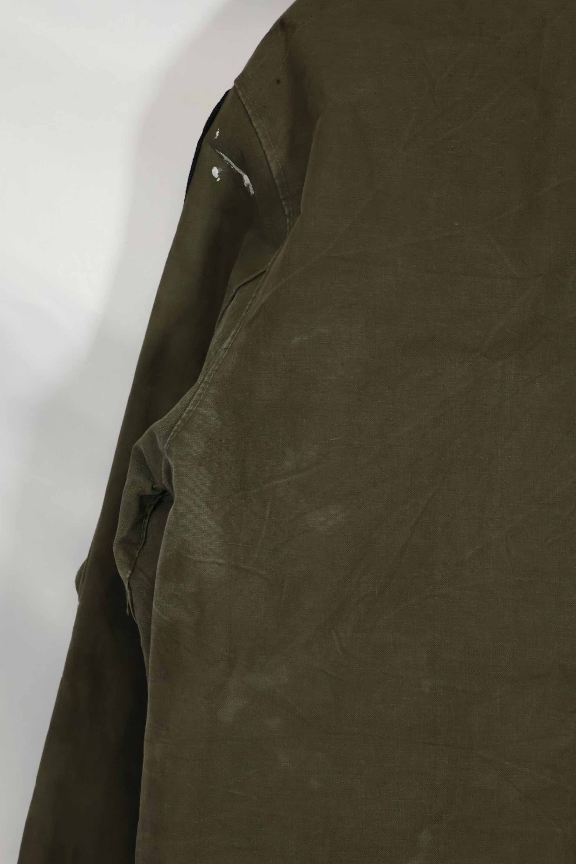 1960s locally made 2nd Infantry Division rain jacket, reversible, used.