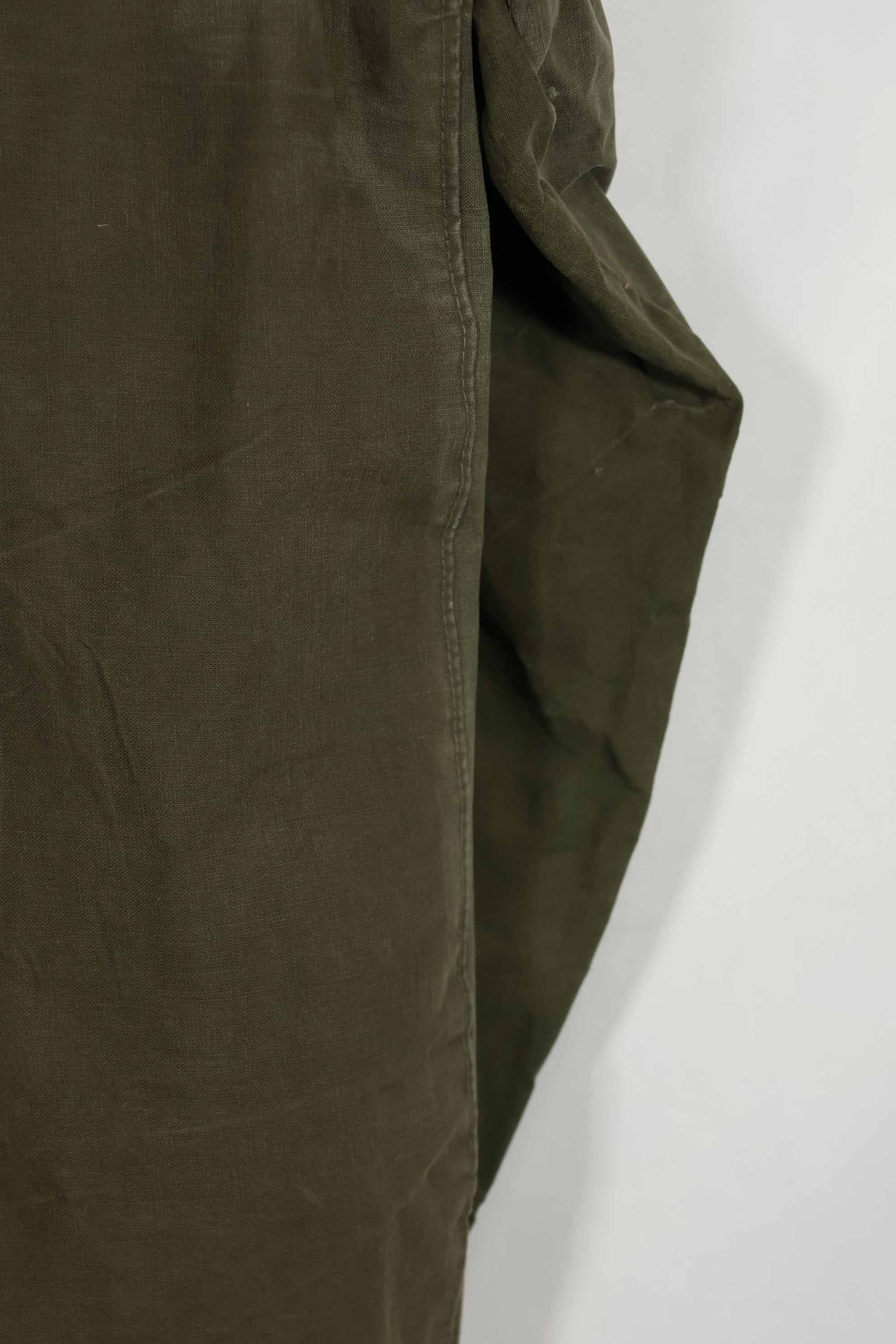 1960s locally made 2nd Infantry Division rain jacket, reversible, used.