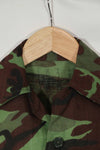 Real Unused South Vietnamese Ranger leaf camouflage jacket with short sleeves.