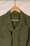 Real 3rd Model Jungle Fatigue Jacket, no size tag, stained, used.