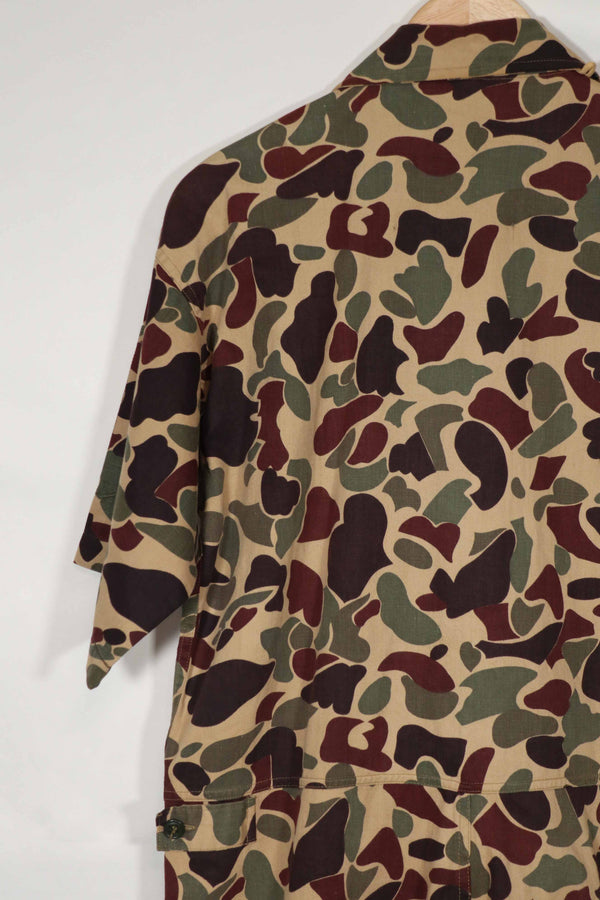 Real Japanese Beogum camouflage locally made duck hunter flight suit, almost unused.