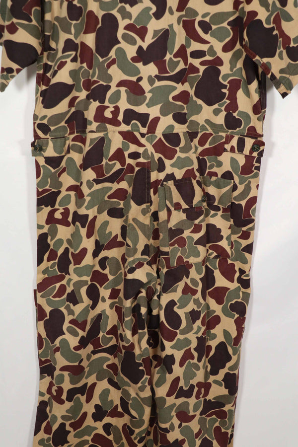 Real Japanese Beogum camouflage locally made duck hunter flight suit, almost unused.