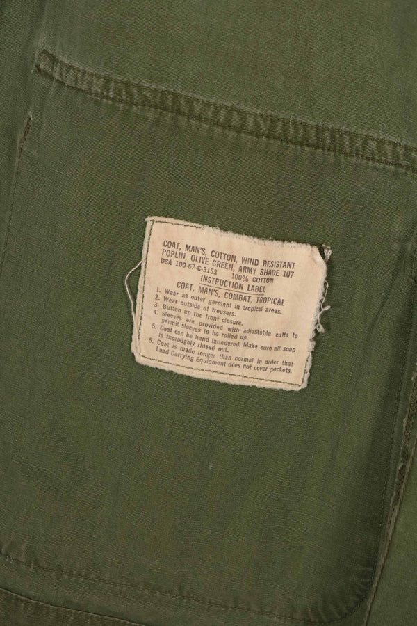 Real 1967 USAF 3rd Model Jungle Fatigue Jacket S-S Used