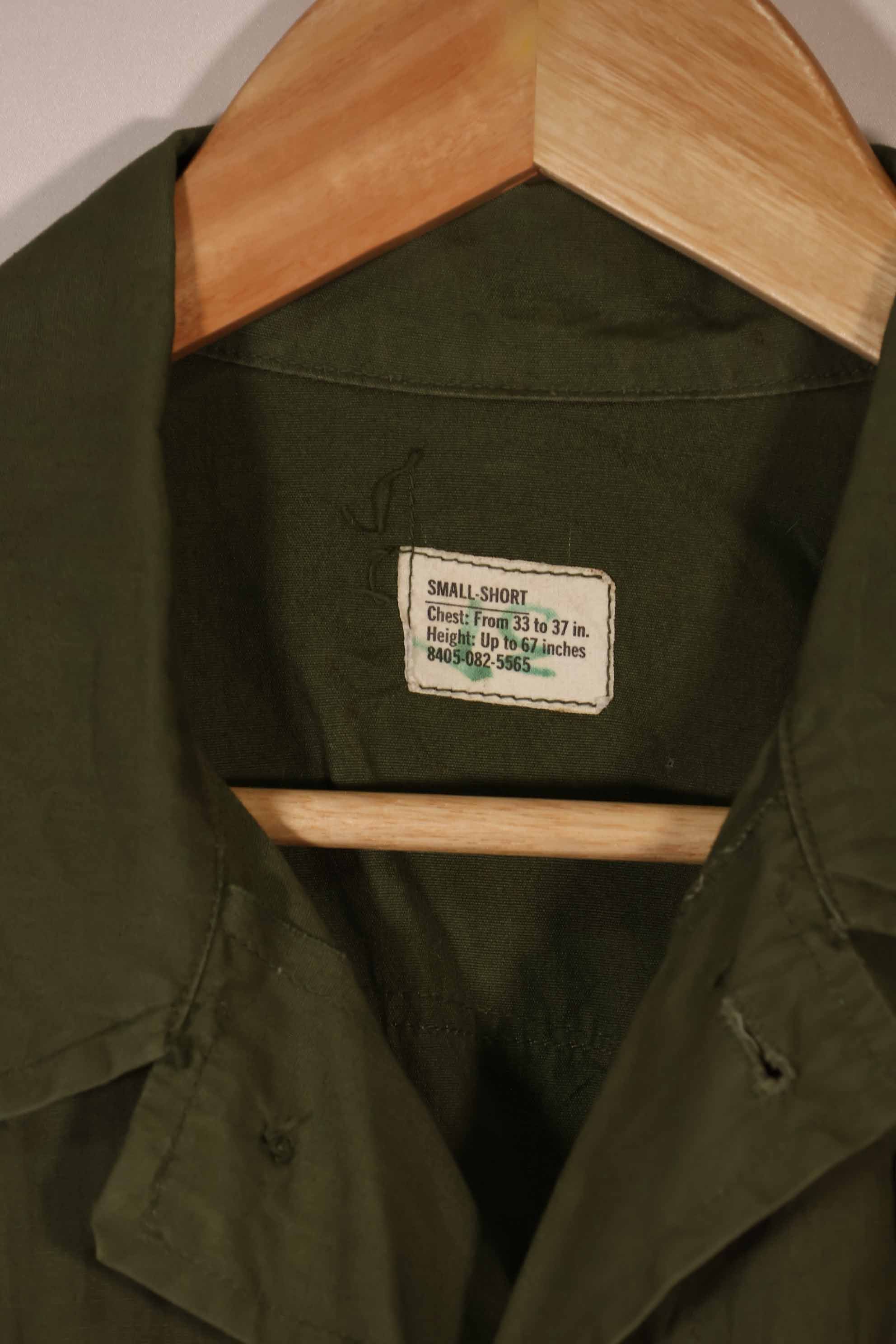 Real 1969 3rd Model Jungle Fatigue Jacket with USAF patch, used.