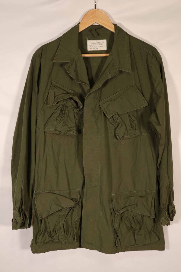 Real estimated 1966 3rd Model Jungle Fatigue Jacket, M-R, used.