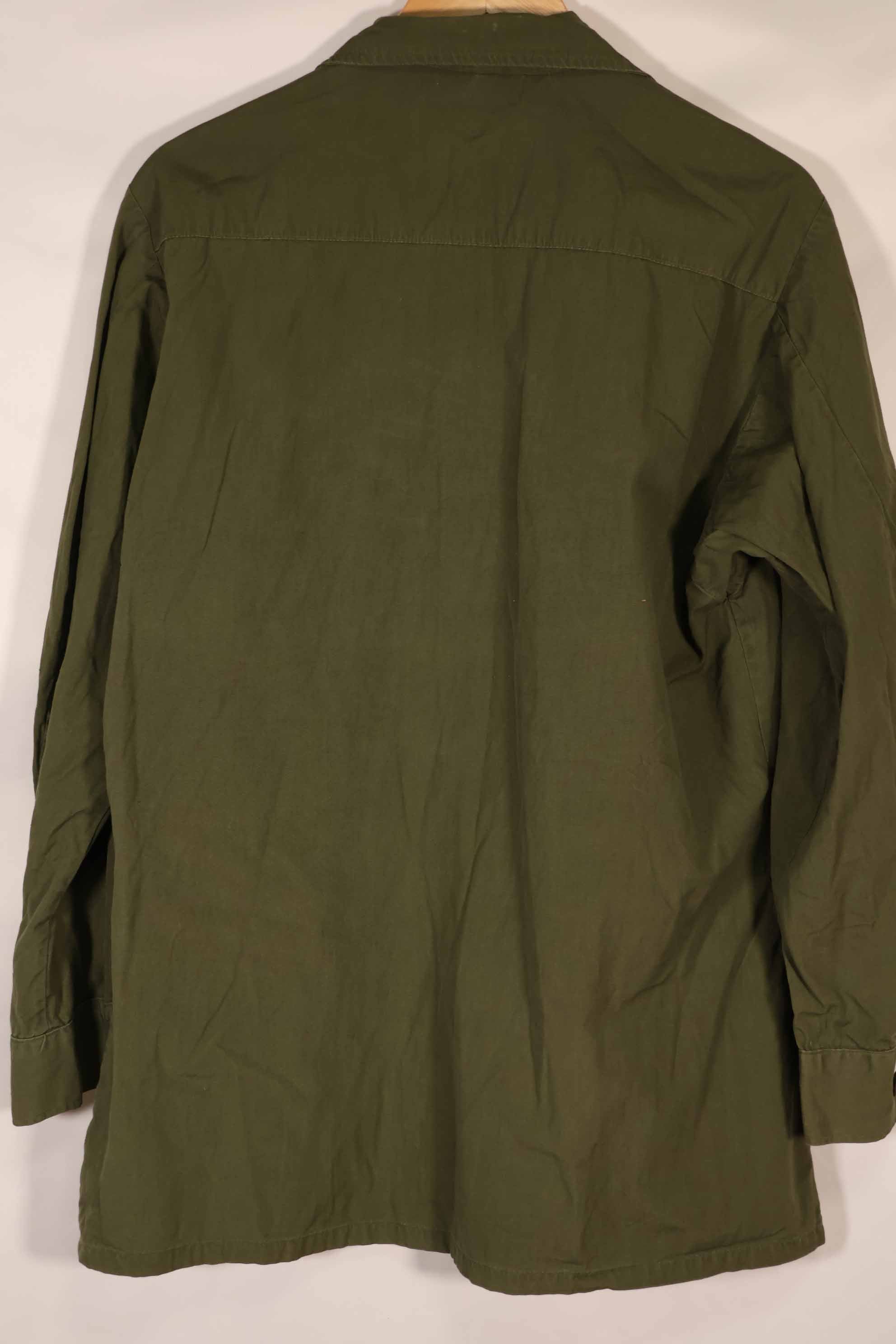 Real estimated 1966 3rd Model Jungle Fatigue Jacket, M-R, used.