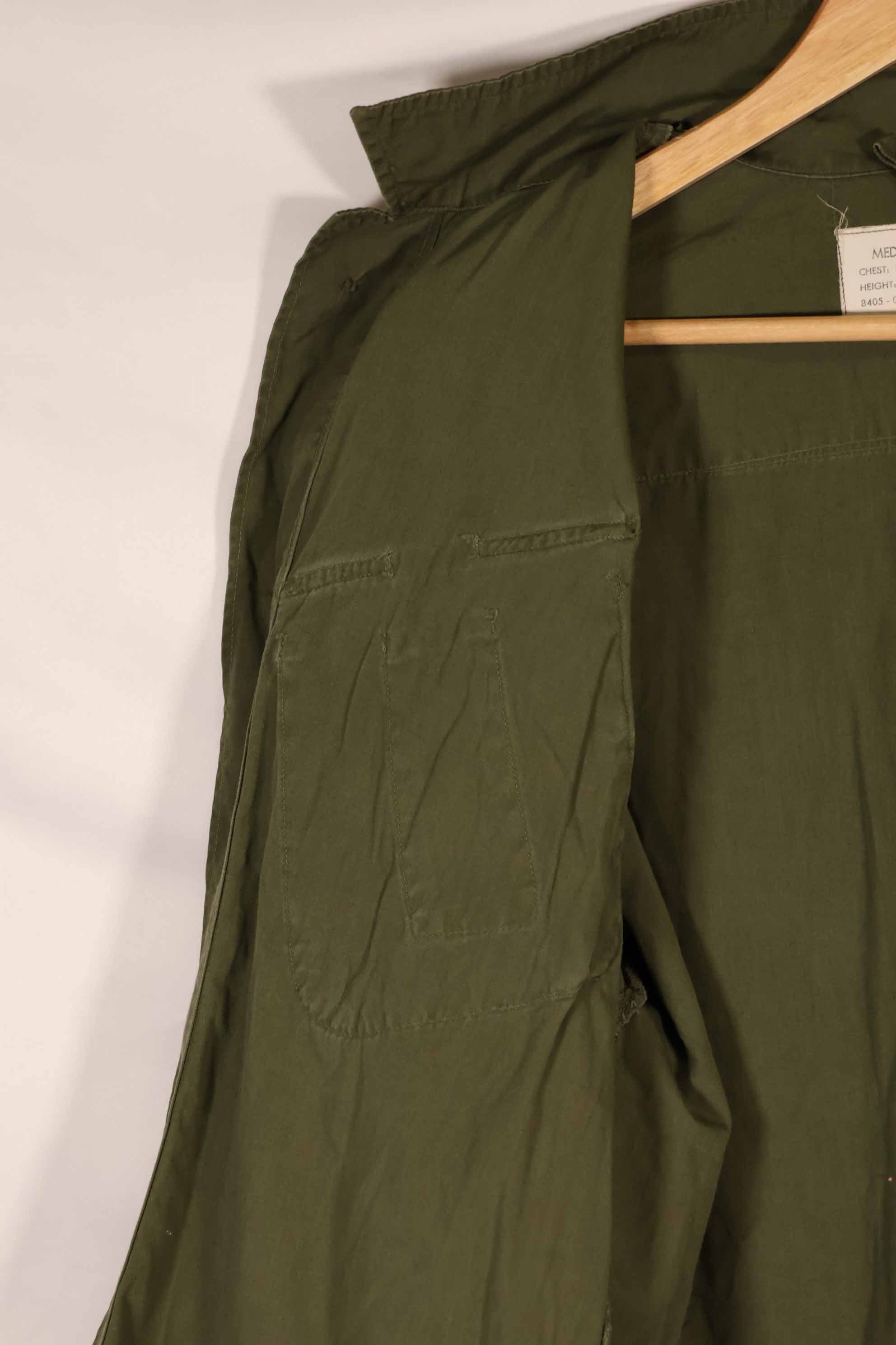 Real estimated 1966 3rd Model Jungle Fatigue Jacket, M-R, used.