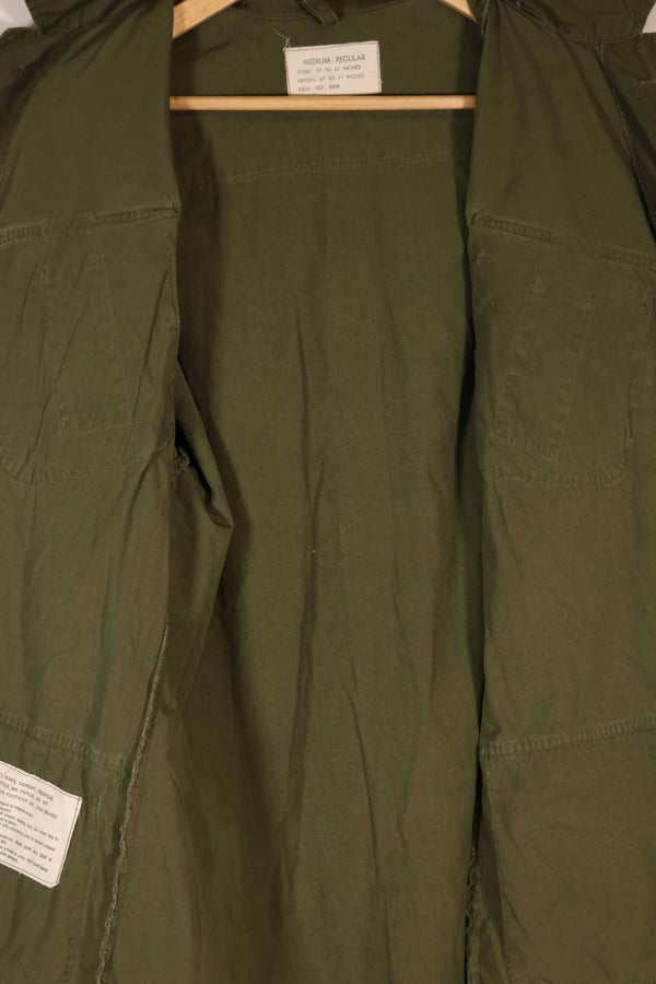 Real estimated 1966 3rd Model Jungle Fatigue Jacket, M-R, used.