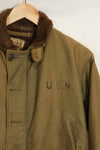 1940s-50s US Navy N-1 Deck Jacket Size 36 Used