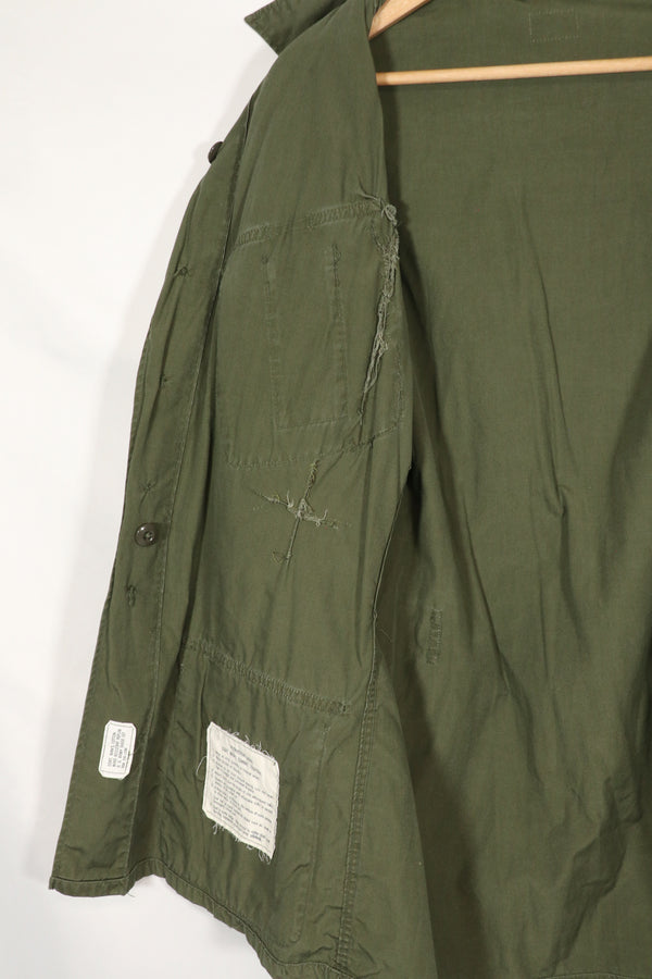 Real 2nd Model Jungle Fatigue Jacket, repaired, not faded