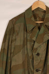 Real 1940s German Army Splinter Camouflage Locally Made Field Jacket Used