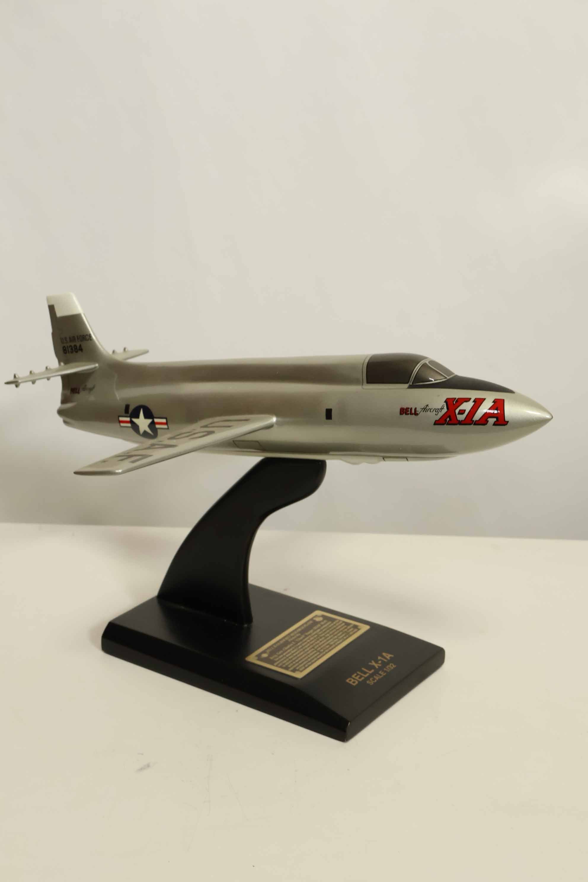 Autographed by Air Force Brigadier General Chuck Yeager, X-1-A model, used.