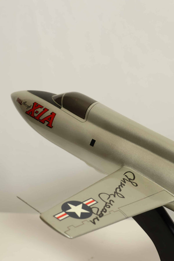 Autographed by Air Force Brigadier General Chuck Yeager, X-1-A model, used.
