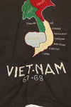 Real Vietnam War Tour Jacket DA-NANG 67-68 85th MAIN CO QYNOV Used