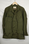 Mid-1960s 3rd Model Jungle Fatigue Jacket, used with patch marks