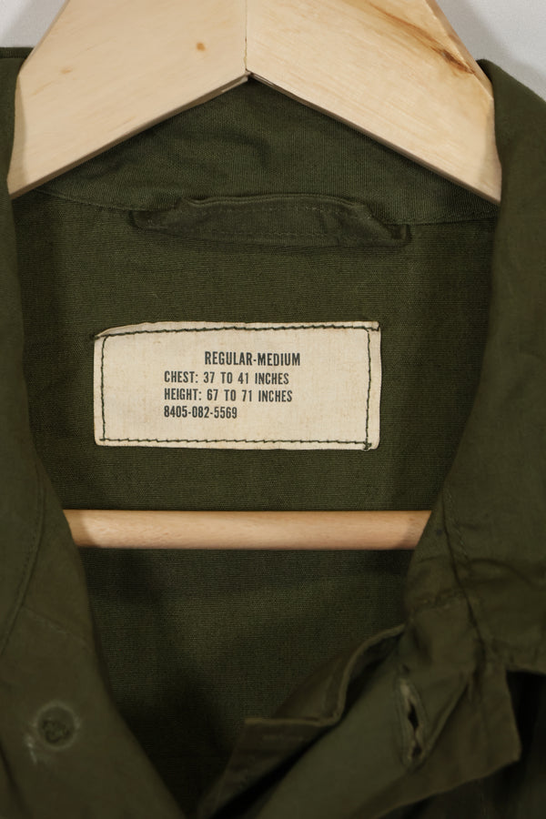 Mid-1960s 3rd Model Jungle Fatigue Jacket, used with patch marks