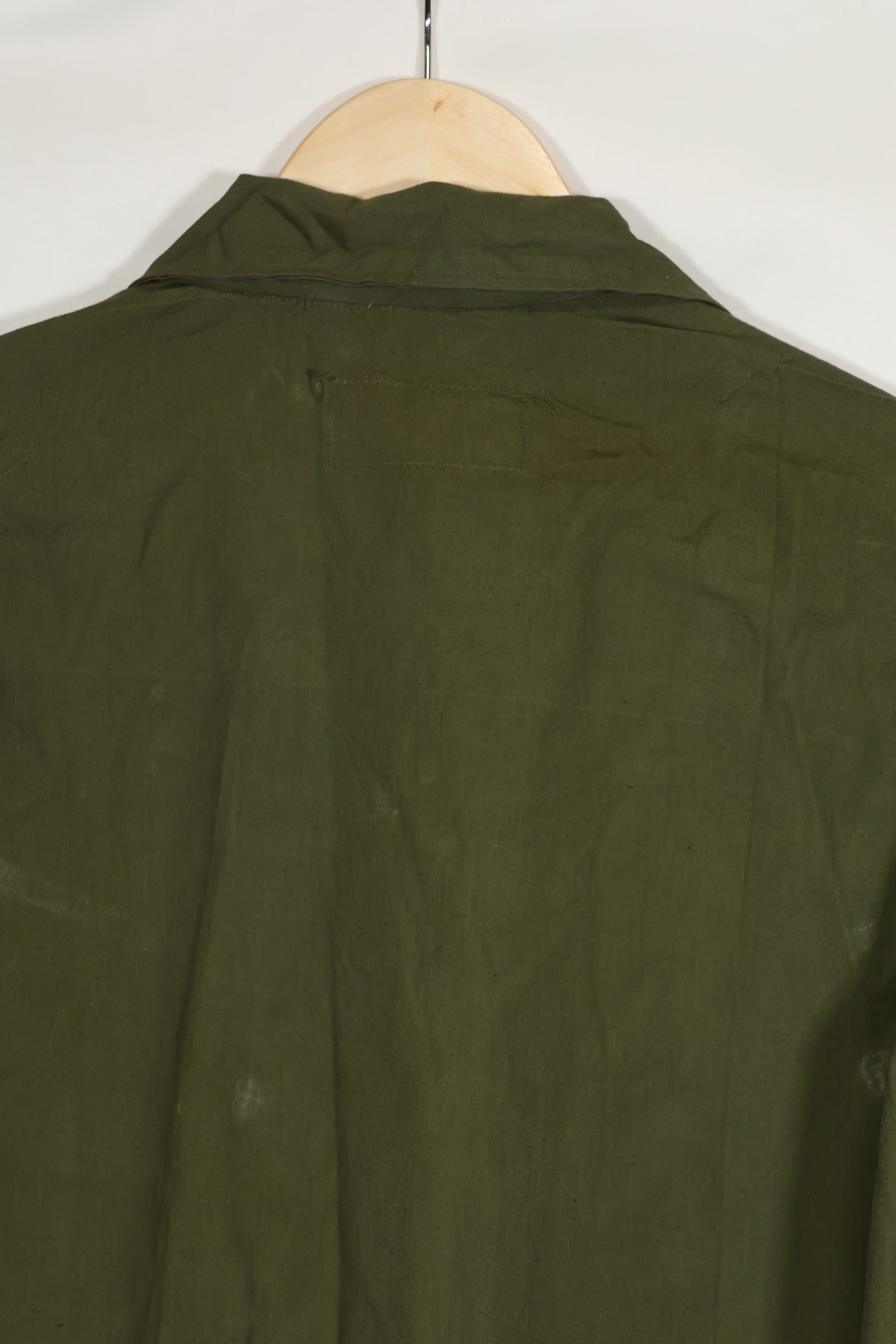 Mid-1960s 3rd Model Jungle Fatigue Jacket, used with patch marks