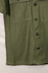 1960's Ex-Green Beret Soldier Release OG-107 Utility Shirt with First Attachment Patch, Used, C