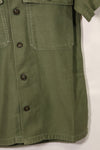 1960's Ex-Green Beret Soldier Release OG-107 Utility Shirt with First Attachment Patch, Used, C