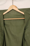 1960's Ex-Green Beret Soldier Release OG-107 Utility Shirt with First Attachment Patch, Used, C