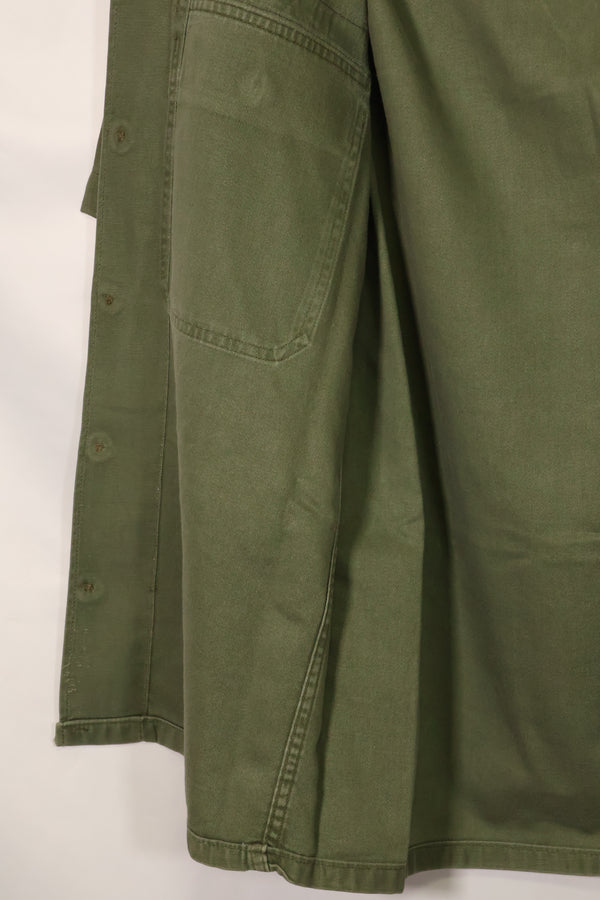 1960's Ex-Green Beret Soldier Release OG-107 Utility Shirt with First Attachment Patch, Used, C